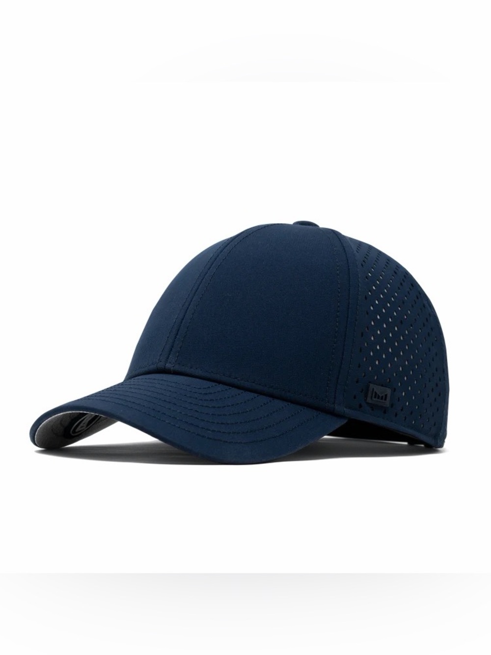 Melin A-Game Hydro Performance Waterproof Snapback Hat In Navy Classic Size